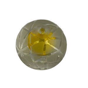 miniature oil lamp glass etched Artist Signed Bud Vase Paperweight